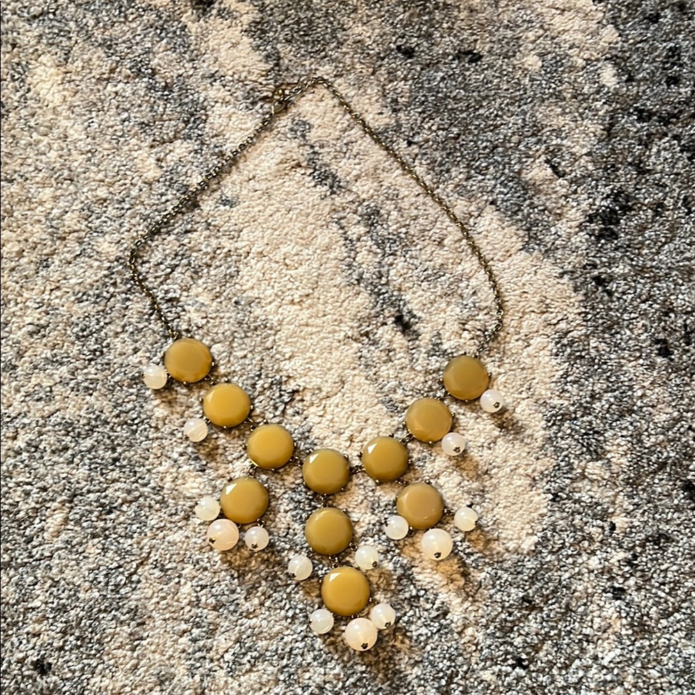 Yellow Statement Necklace